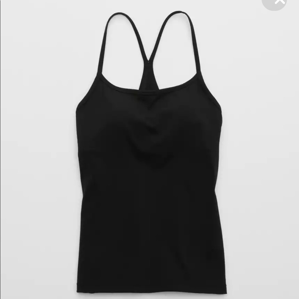 Black OFFLINE By Aerie Real Me Tank Top
